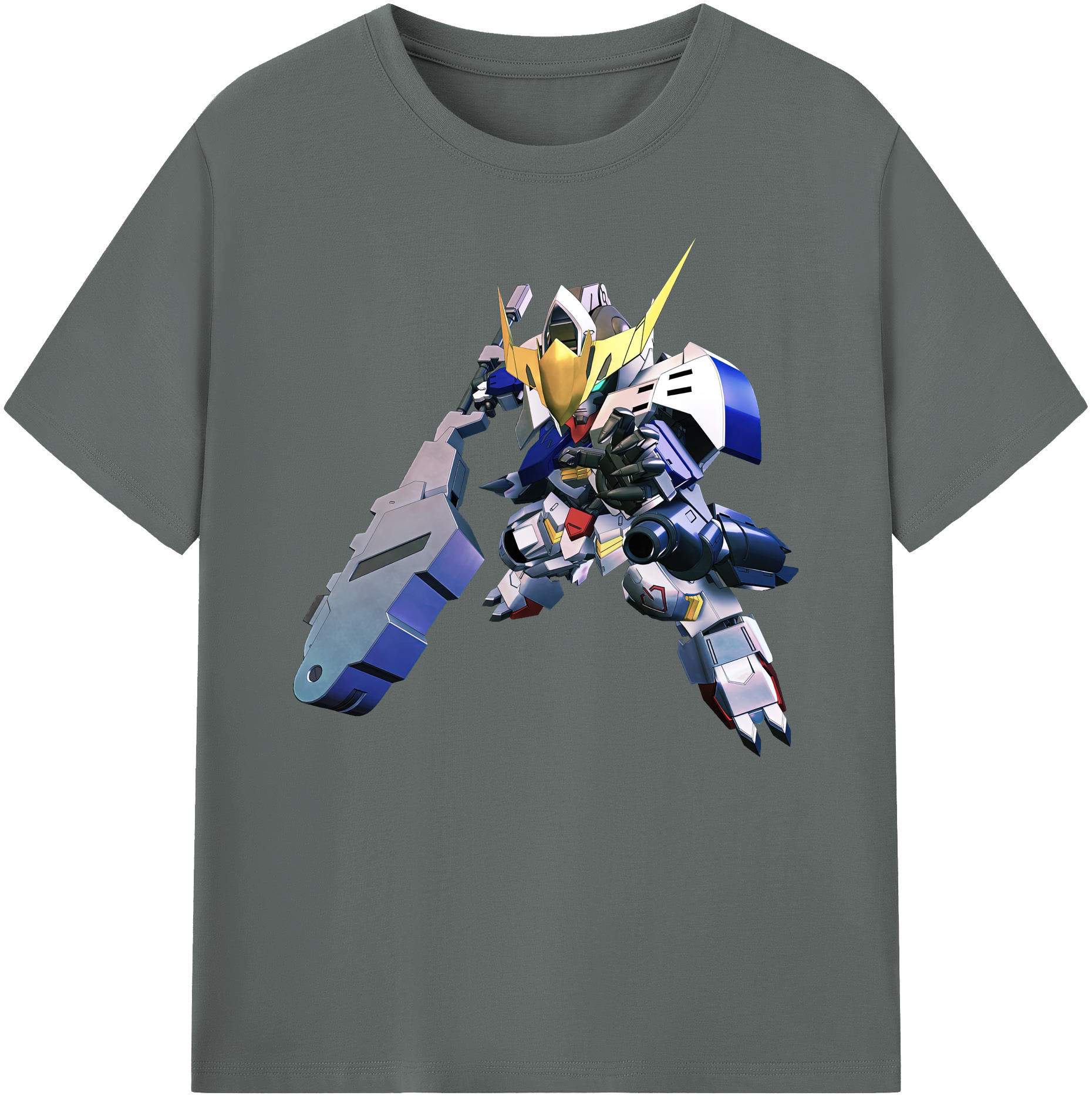 （画像用） 機動戦士ガンダム Mobile Suit Gundam 綿100％ メンズ半袖Tシャツ｜肌触りやわらか＆通気性